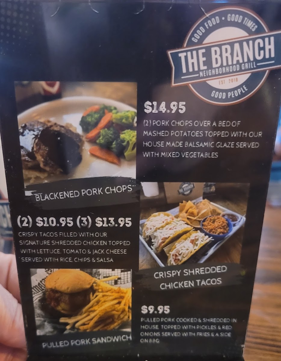 Menu The Branch Neighborhood Grill-4
