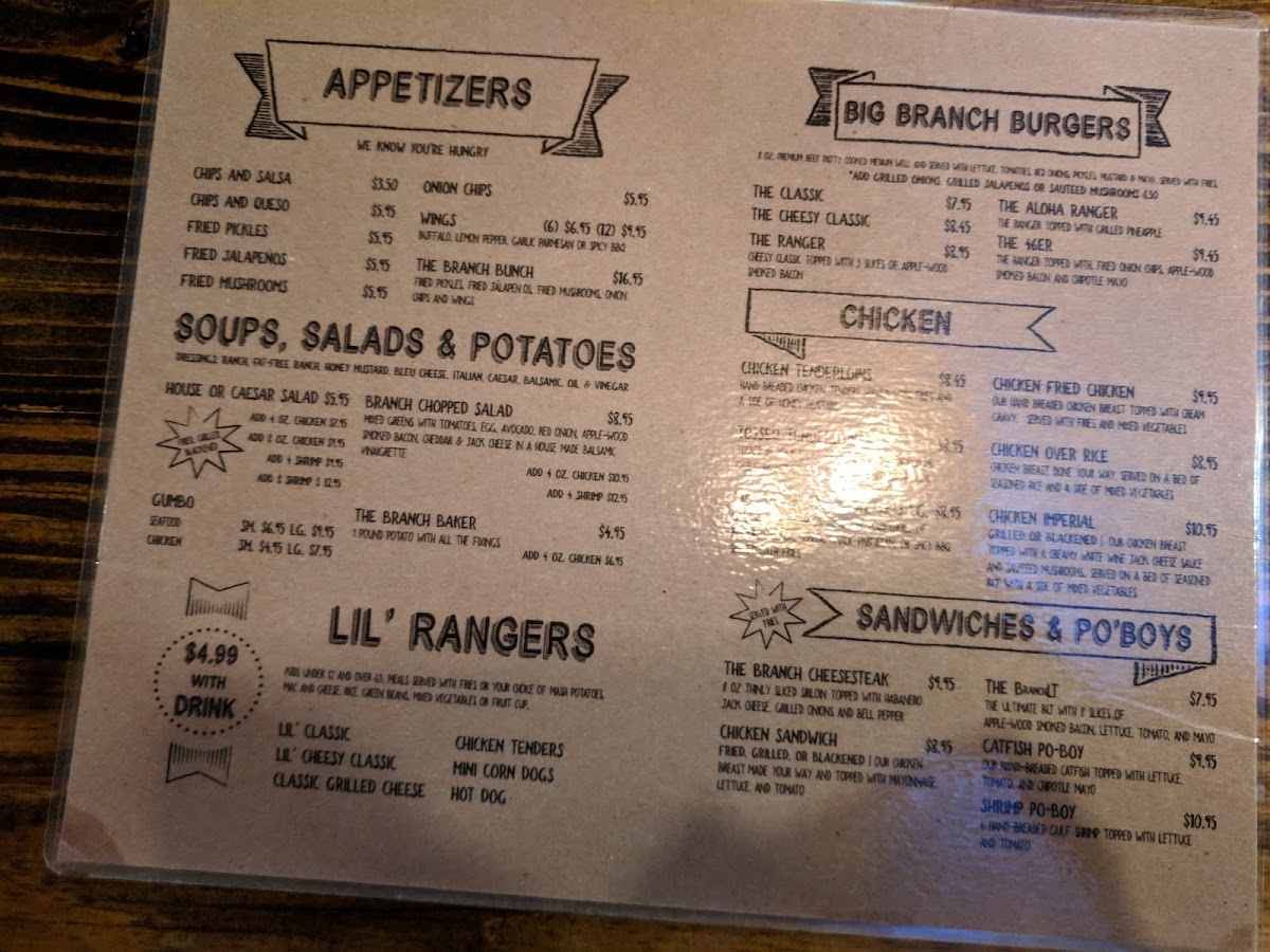 Menu The Branch Neighborhood Grill-8